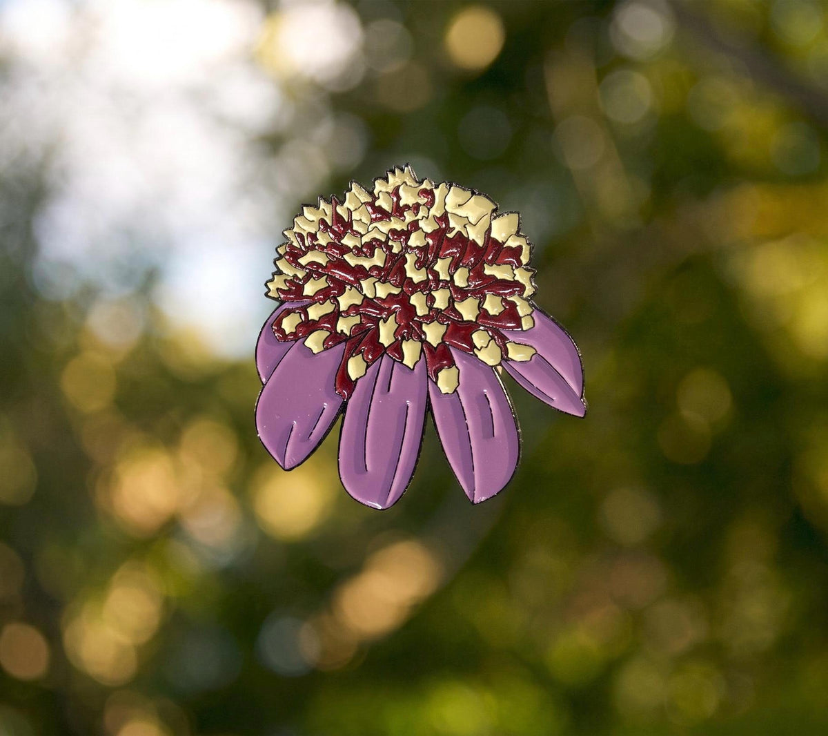 Dahlia Anemone-flowered Enamel Pin