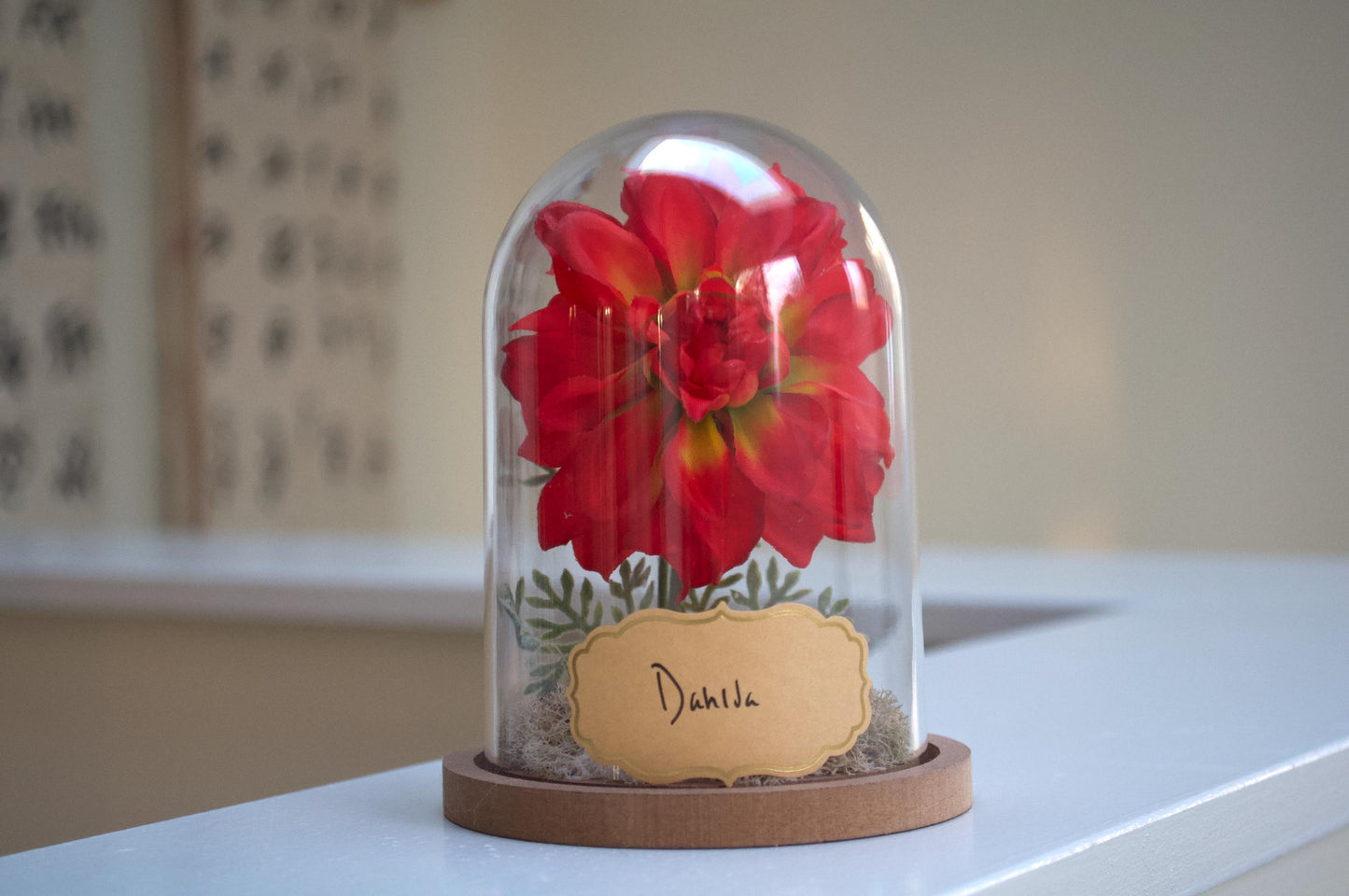 Dahlia Flower Cloche