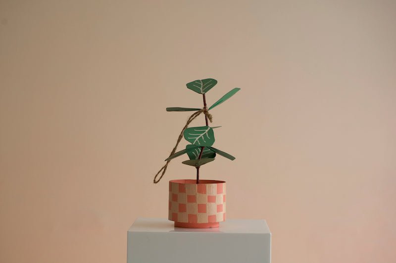 Fiddle Leaf Fig Plant Christmas Ornament