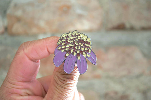 Dahlia (Anemone-flowered) Flower Enamel Pin
