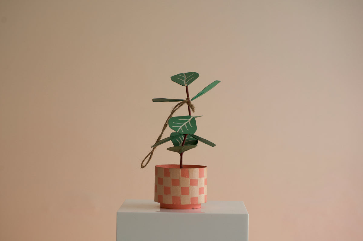 Fiddle Leaf Fig Plant Christmas Ornament