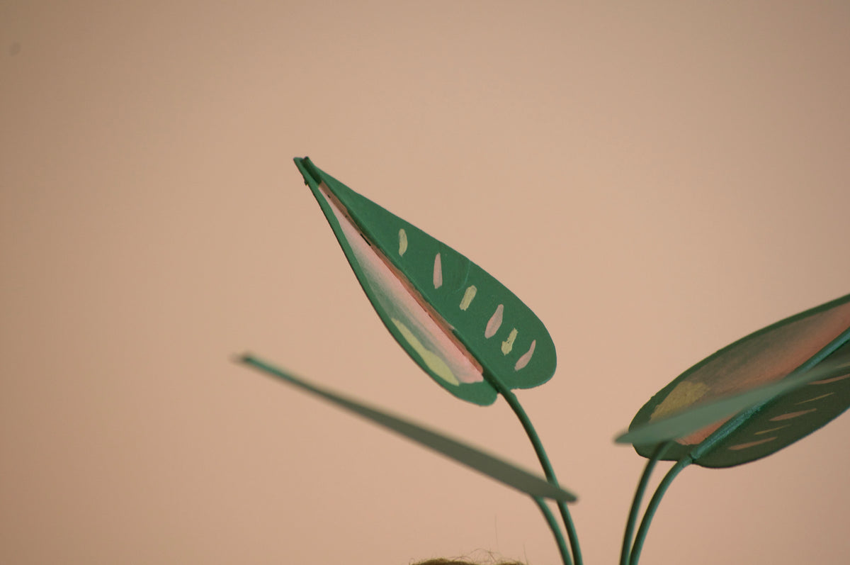Philodendron Plant Christmas Ornament