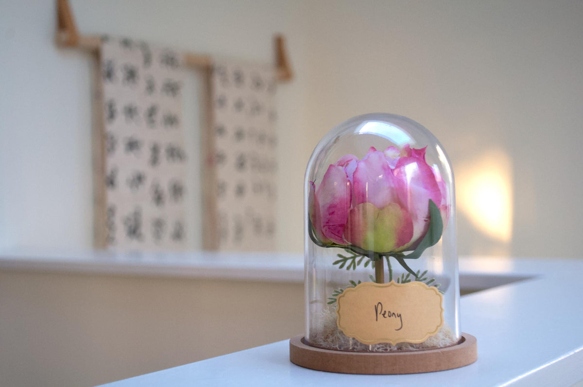 Peony Flower Cloche